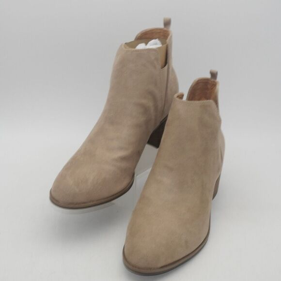 NEW Dr. Scholl's Women's 11 Teammate Slip On Chelsea Dress Ankle Boot Beige - Picture 2 of 8